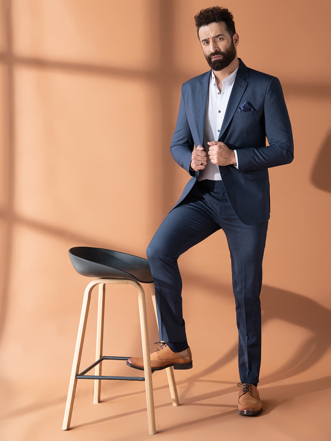 Ultimate Striped Blazer – MR BUTTON