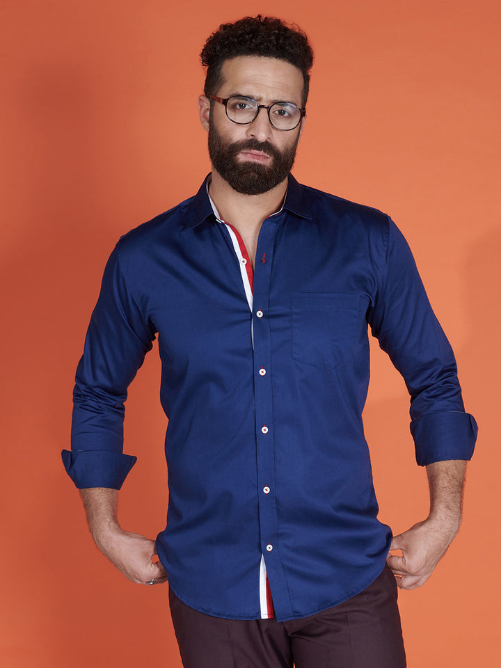 Navy Men Shirt