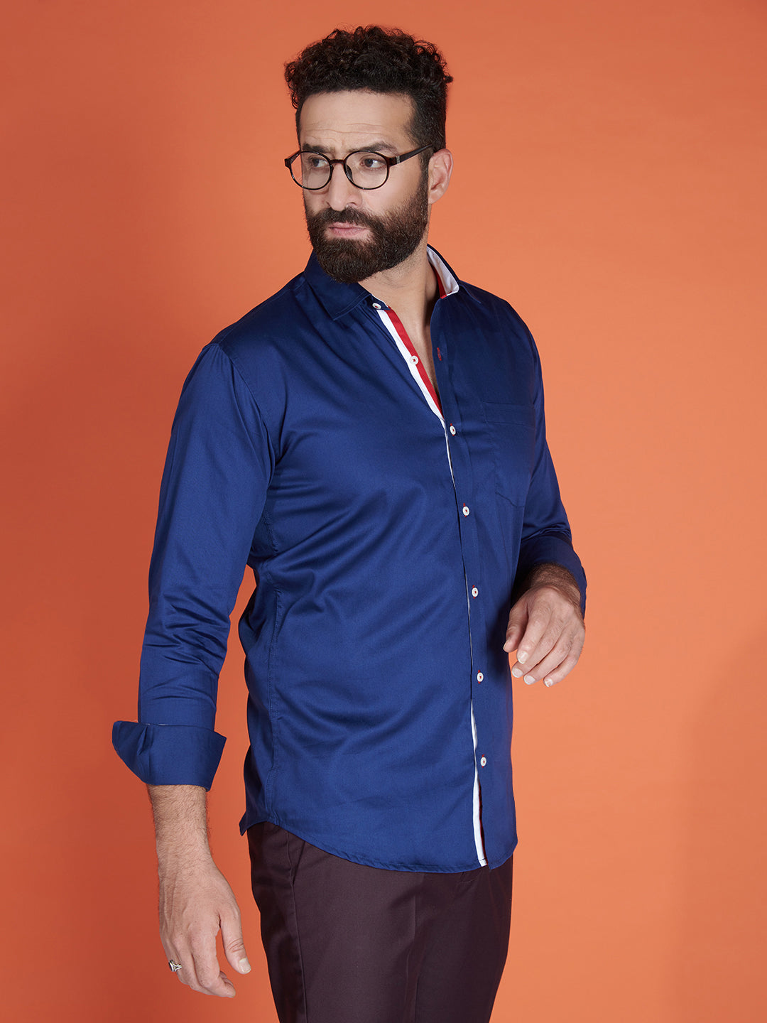 Navy Men Shirt