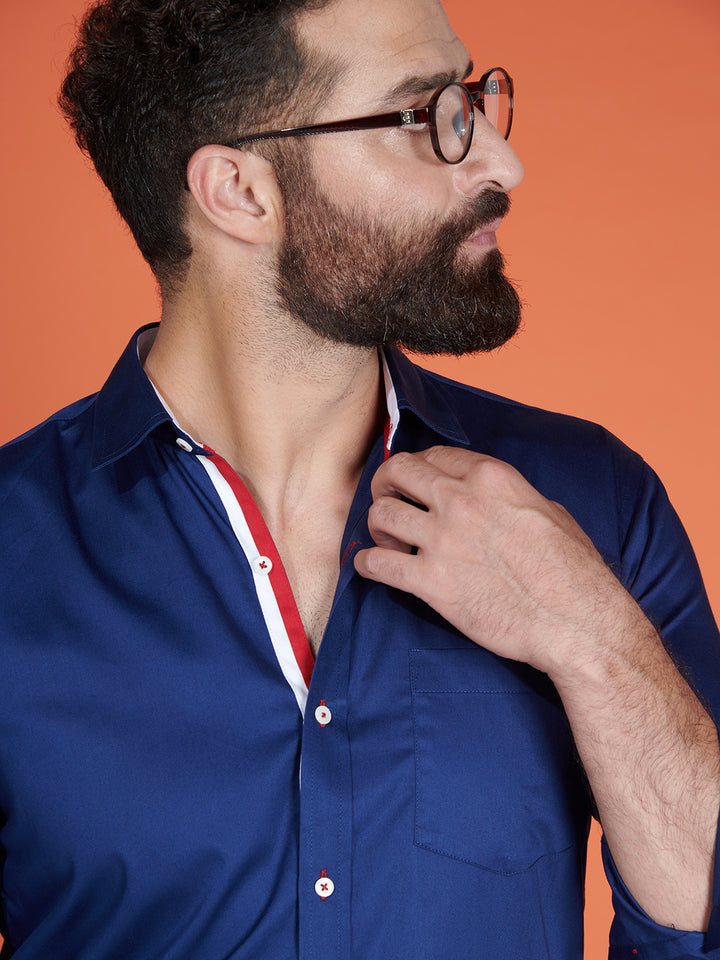 Navy Men Shirt