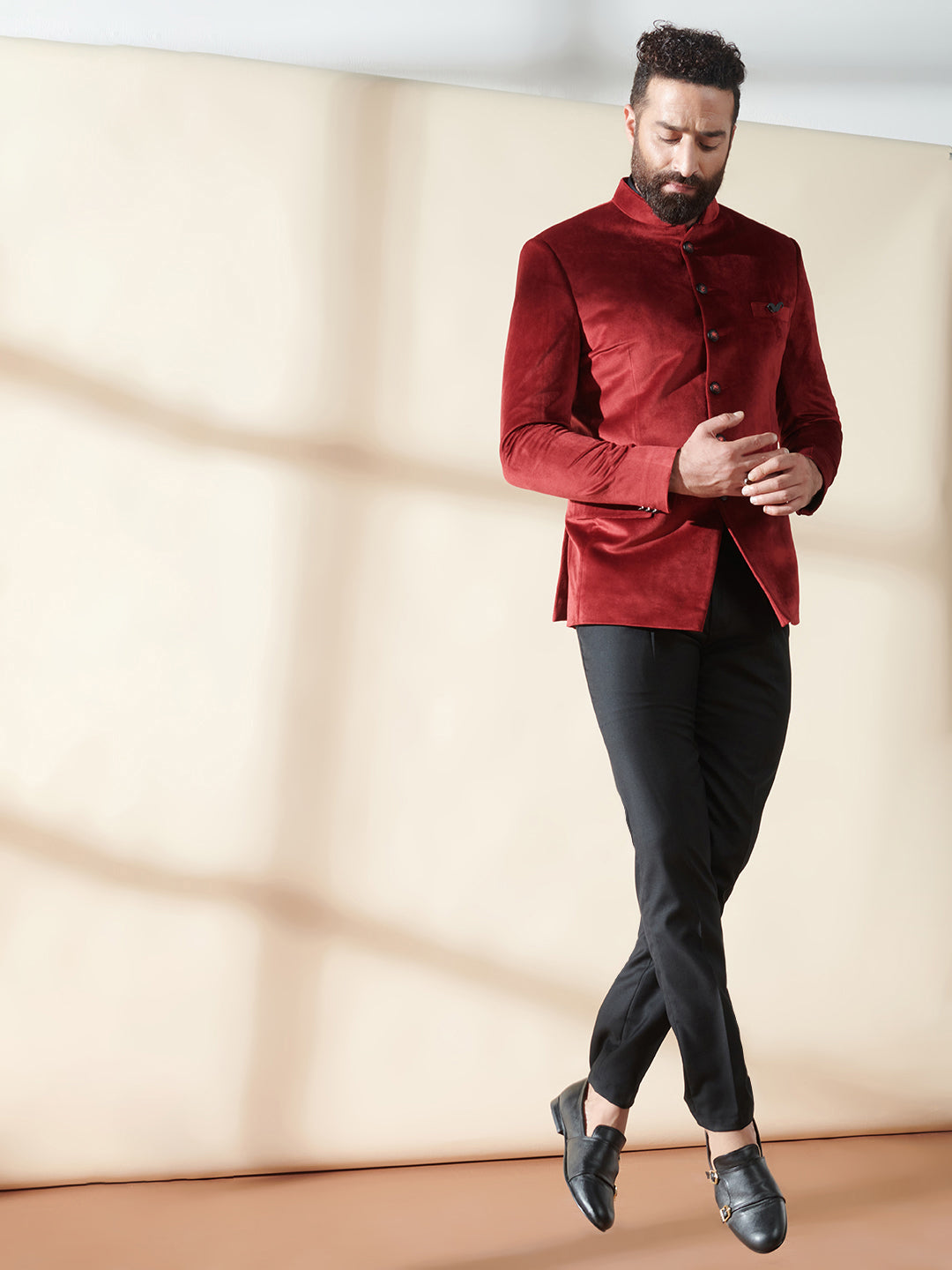 Buy WINE Blazers & Waistcoats for Men by Mr Button Online | Ajio.com