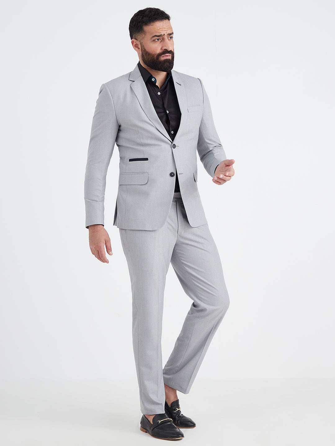 Grey Colour Light Gray Blazer Men Wear Mens Sport Jackets With