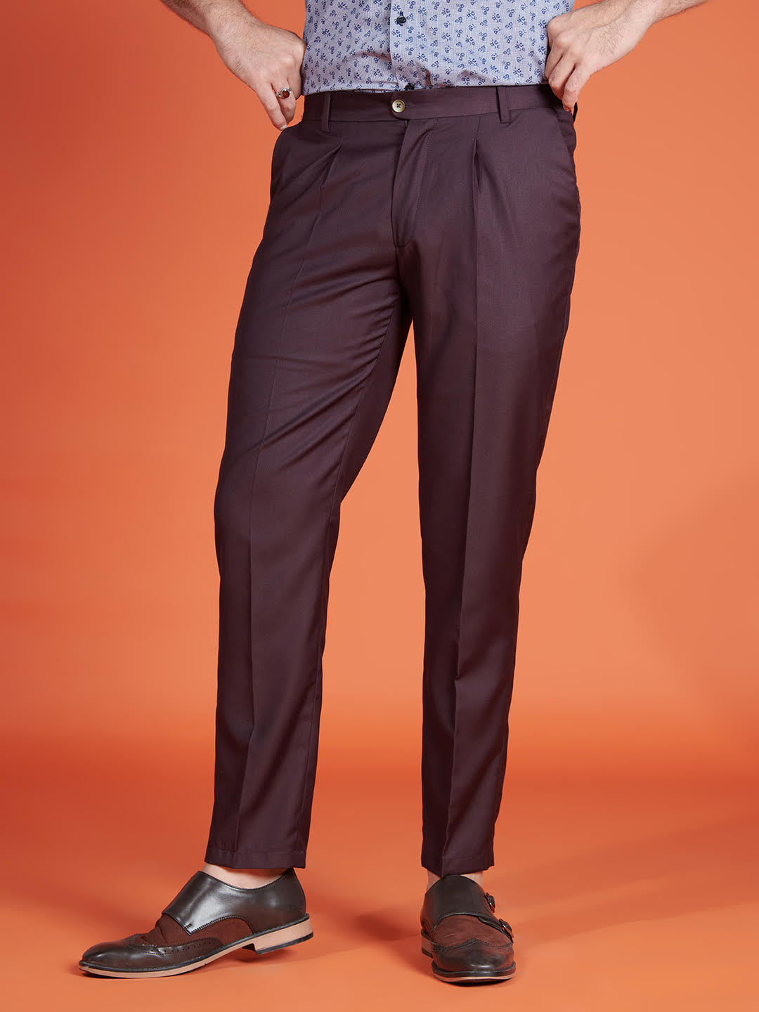 Buy Trousers & Formal Pants for Men Online in India | Mr Button – Tagged  